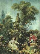 Jean Honore Fragonard The Meeting oil